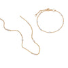 Seed Pearl Layering Set 18ct Gold Plate