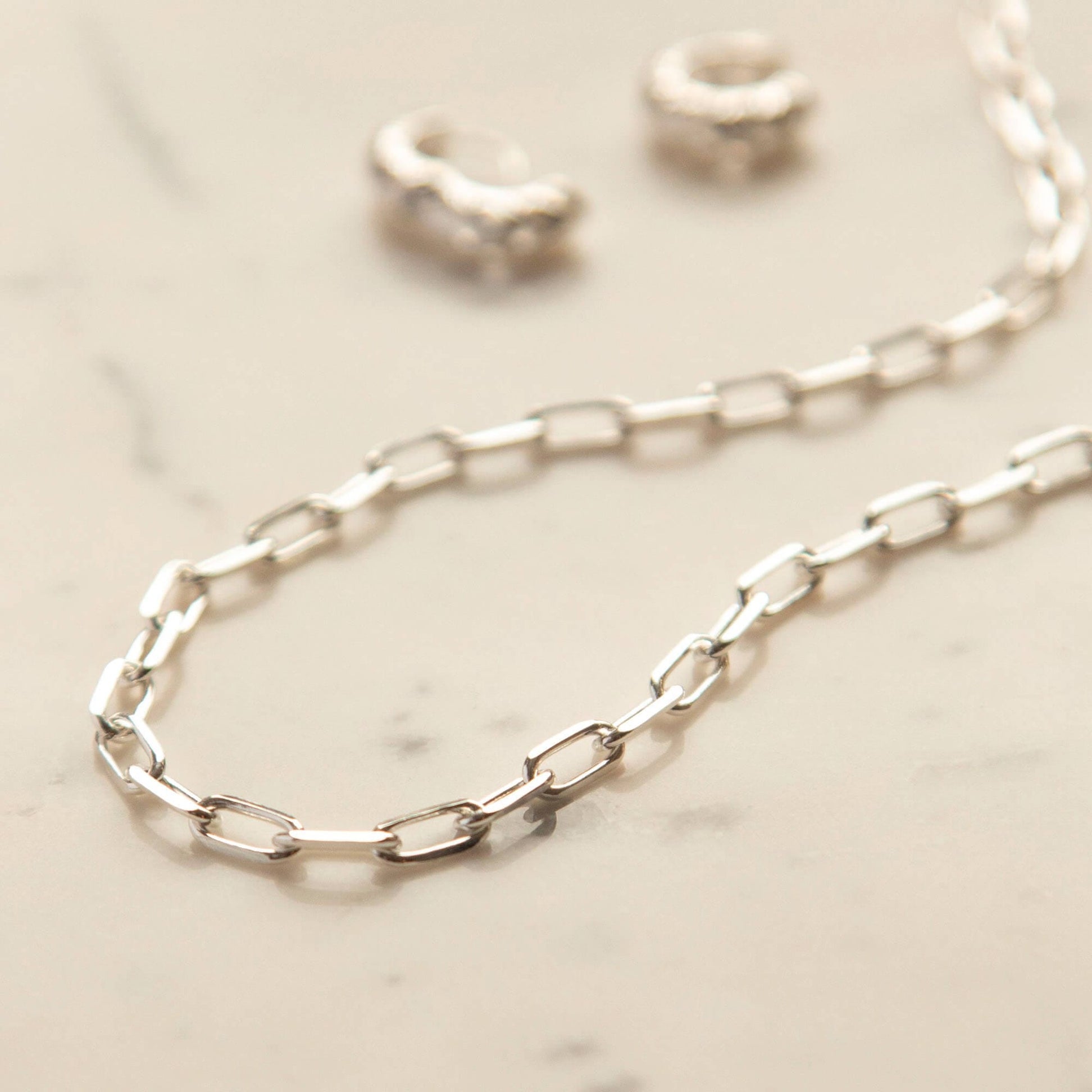 Shrimps Chunky Chain Necklace Sterling Silver