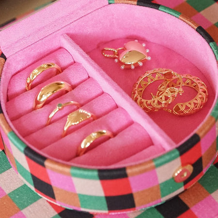 Shrimps Compact Pink Jewellery Case recommended