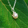 Shrimps Pearl Charm Pendant Sterling Silver