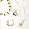 Shrimps Pearl Necklace 18ct Gold Plate