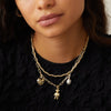 Shrimps Twist Chain Necklace 18ct Gold Plate