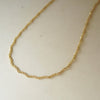 Shrimps Twist Chain Necklace 18ct Gold Plate