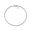 Polly Sayer Fine Chain Bracelet Silver Plate