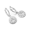 Solar Plexus Chakra Earrings Sterling Silver