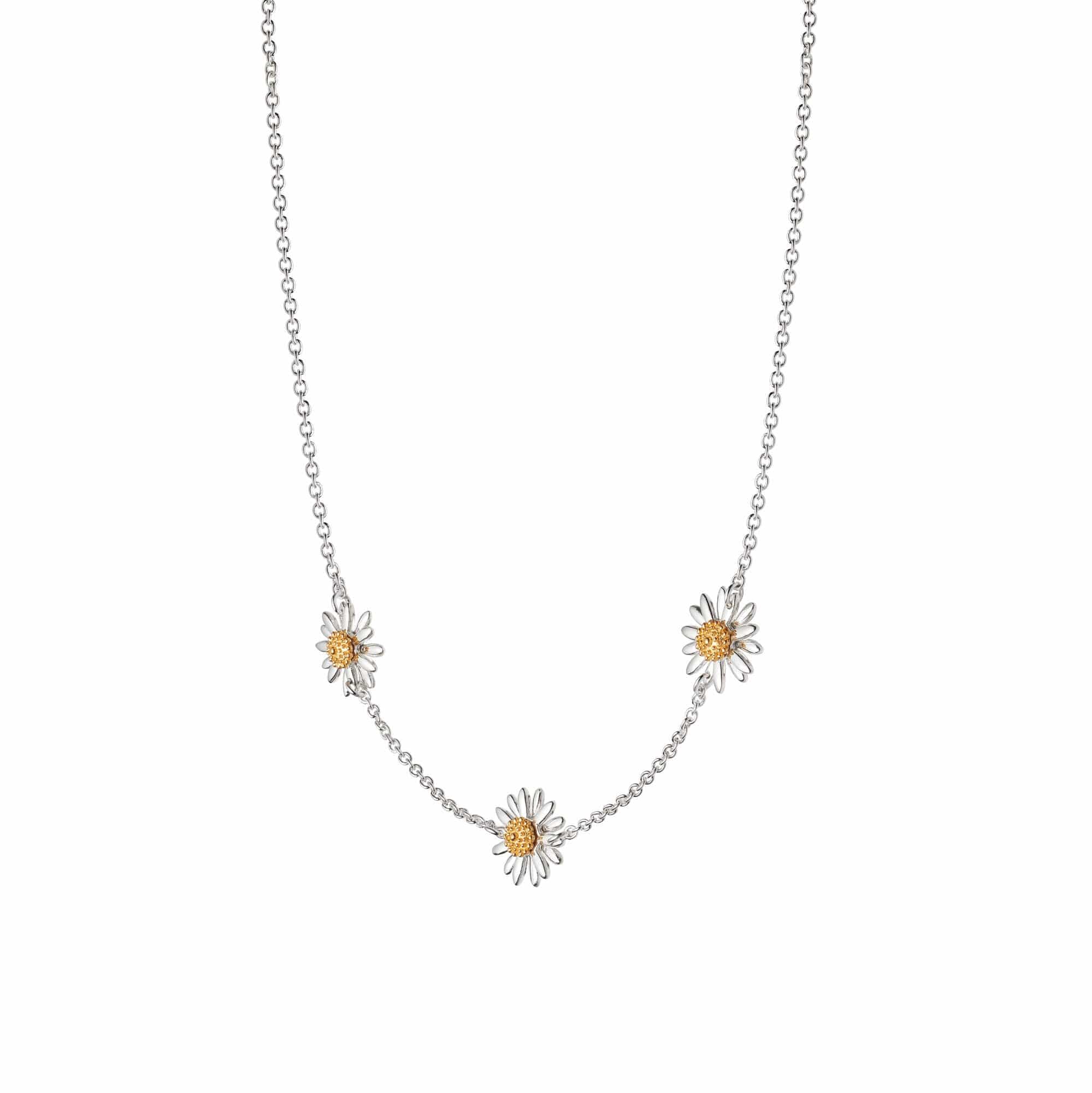 Silver Daisy Chain Necklace Silver | Daisy Chain Necklaces - Daisy ...