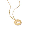 Throat Chakra Necklace 18ct Gold Plate