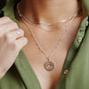 Throat Chakra Necklace Sterling Silver