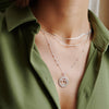 Throat Chakra Necklace Sterling Silver