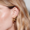 Triple Bold Earring Stack 18ct Gold Plate