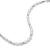 Pearl Beaded Necklace Sterling Silver