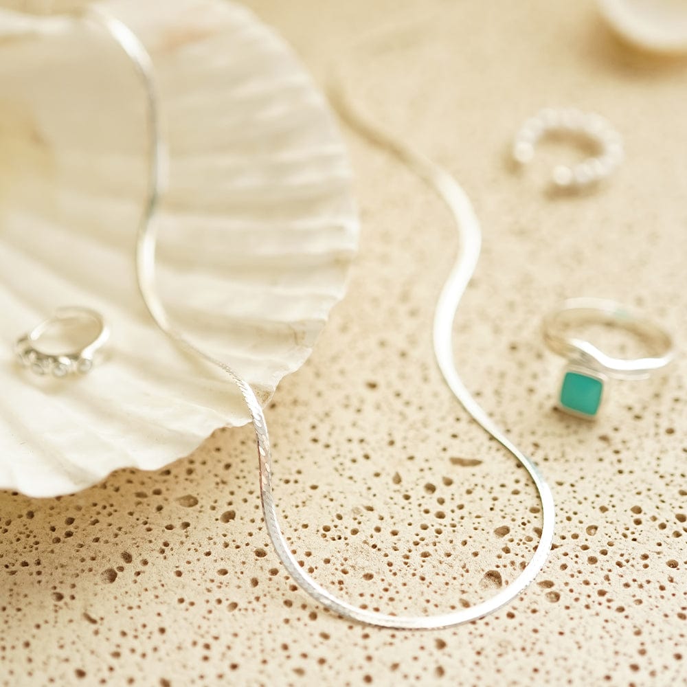 Turquoise Charm Necklace Layering Set Sterling Silver