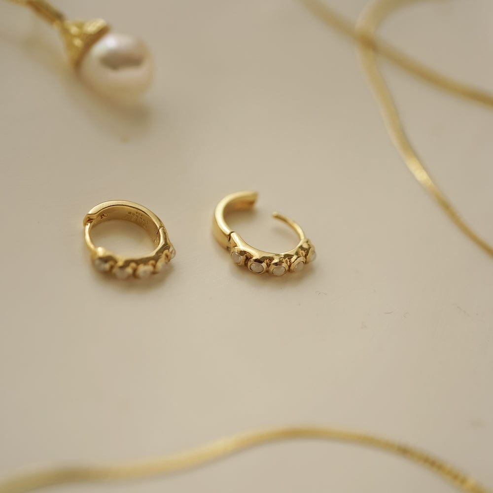 Ultimate Pearl Earring Stack 18ct Gold Plate