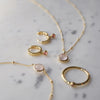 Ultimate Rose Quartz Layering Set 18ct Gold Plate