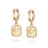 Wild Daisies Drop Earrings 18ct Gold Plate