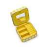 Yellow Stripe Small Jewellery Case