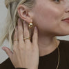 Estée Lalonde Maxi Bold Hoop Earrings 18ct Gold Plate