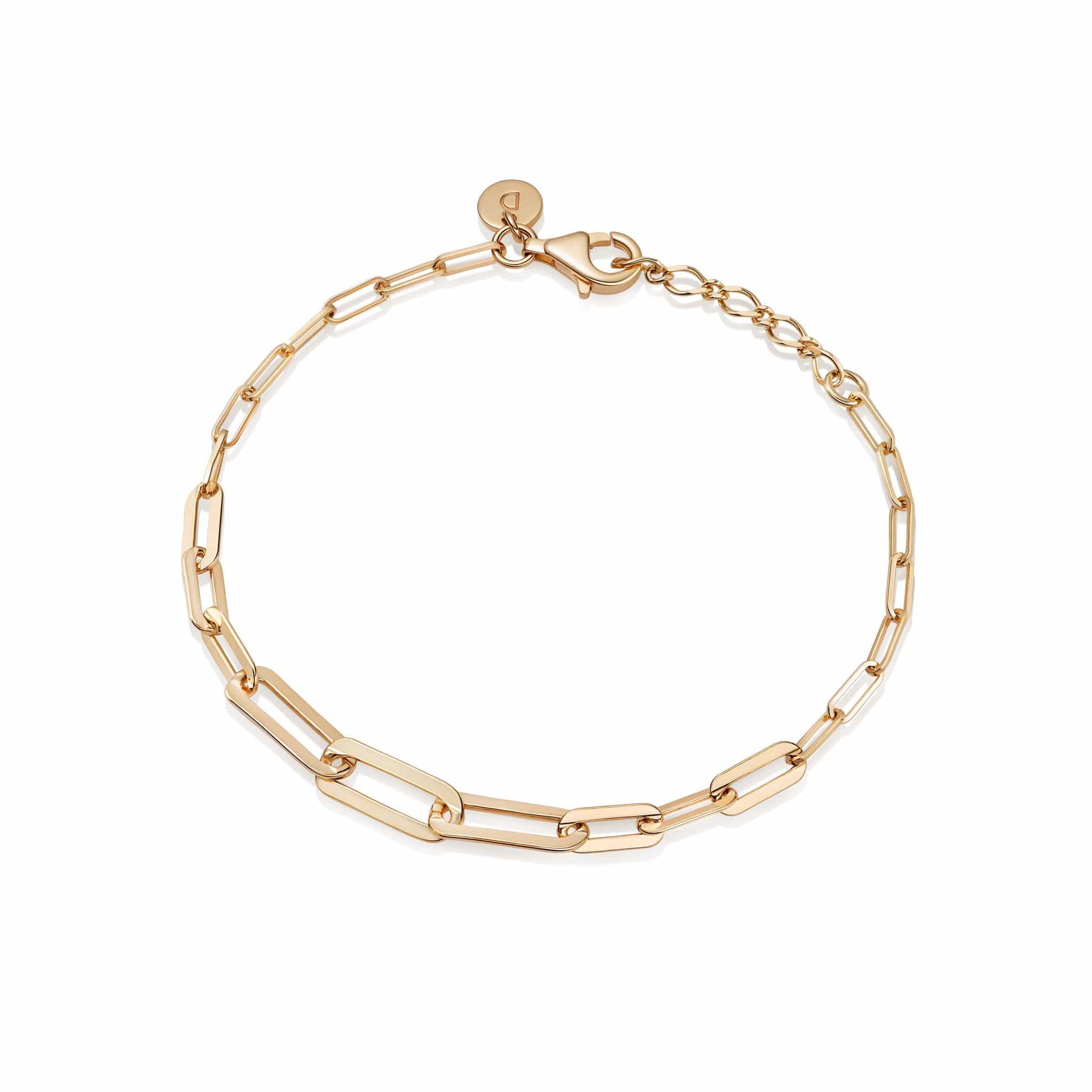 Estée Lalonde Box Chain Bracelet 18ct Gold Plate