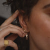 Vita Drop Earrings 18ct Gold Plate