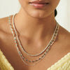 A Hint Of Colour Beaded Layering Set Sterling Silver