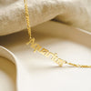 Aquarius Zodiac Necklace 18ct Gold Plate