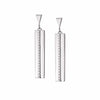 Art Deco Drop Earrings Sterling Silver