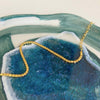 Beaded Chain Bracelet 18ct Gold Plate