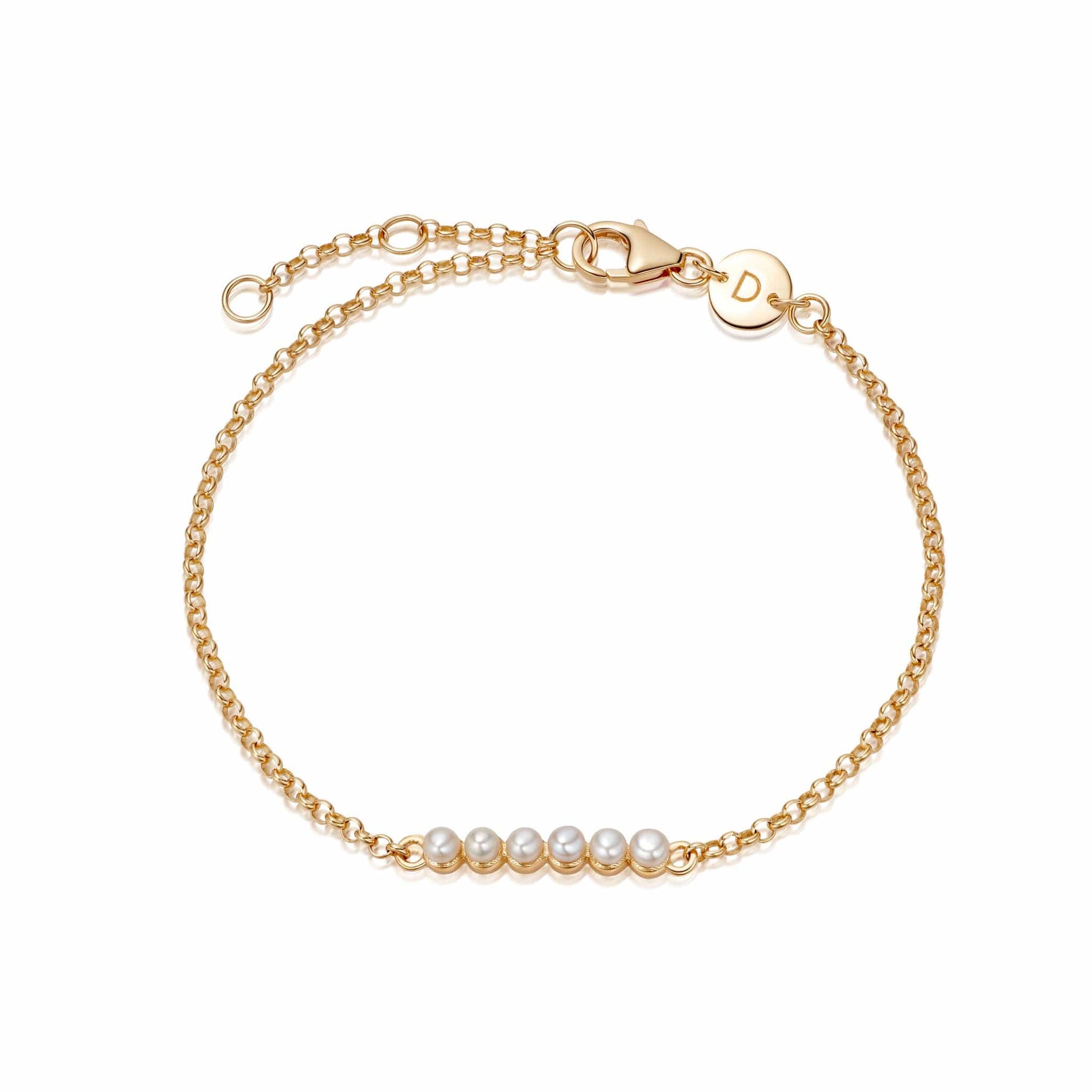 Beloved Pearl Bracelet 18ct Gold Plate