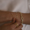 Peachy Chain Bracelet 18ct Gold Plate