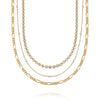 Chains To Treasure Layering Set 18ct Gold Plate