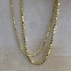 Chunky Beaded Necklace 18ct Gold Plate