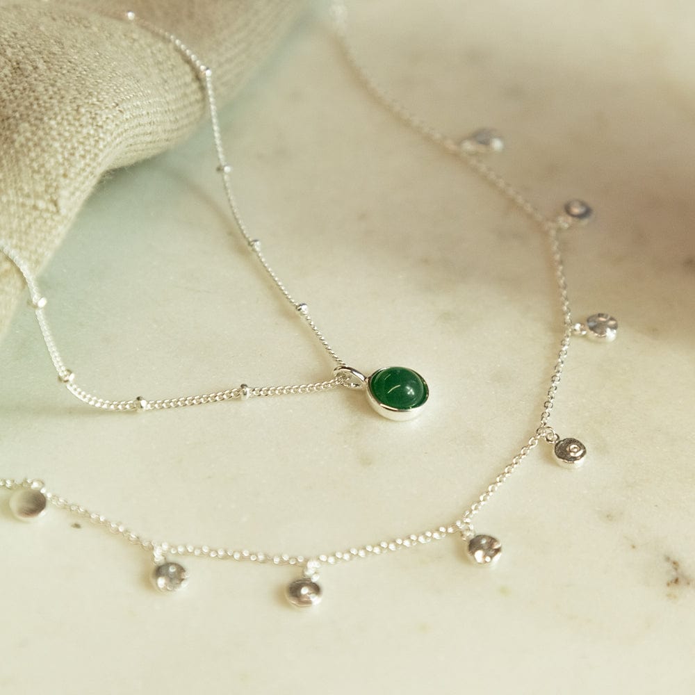 Comforting Sea Necklace Layering Set Sterling Silver