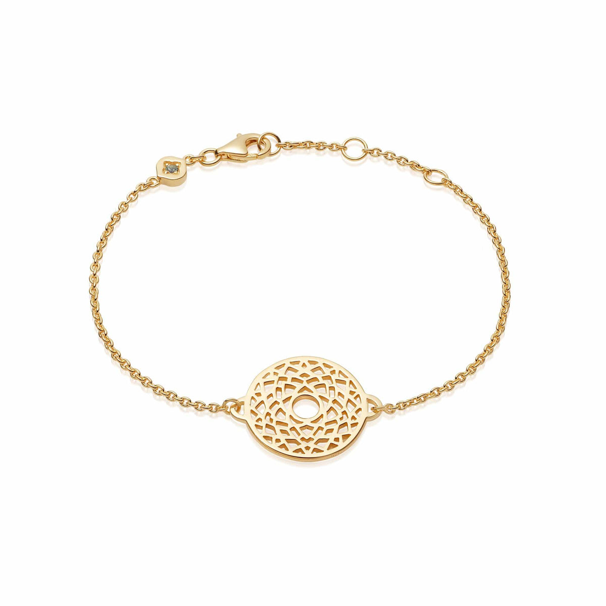 Buy Gold Crown Chakra Chain Bracelet Online – Daisy London