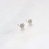 Daisy Ball Stud Earrings Sterling Silver