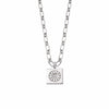 Daisy Bloom Medallion Necklace Sterling Silver