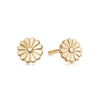 Daisy Bloom Stud Earrings 18ct Gold Plate