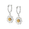 English Daisy Drop Earrings