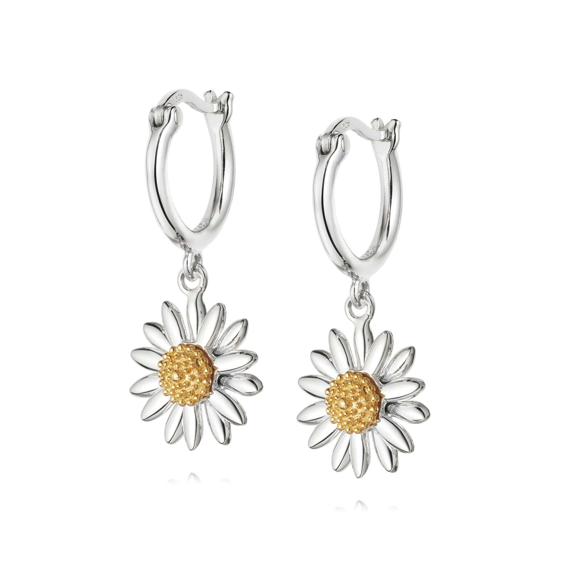 English Daisy Drop Earrings