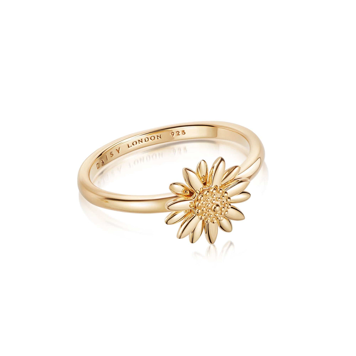 English Daisy Ring 18ct Gold Plated – Daisy London