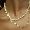 Estée Lalonde Chunky Chain Necklace 18Ct Gold Plate