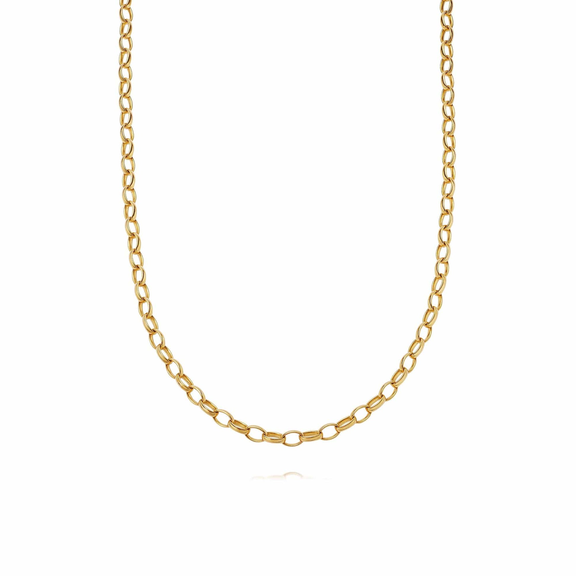 Estée Lalonde Chunky Chain Necklace 18Ct Gold Plate