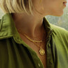 Estée Lalonde Curb Chain Necklace 18ct Gold Plate