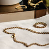 Estée Lalonde Curb Chain Necklace 18ct Gold Plate