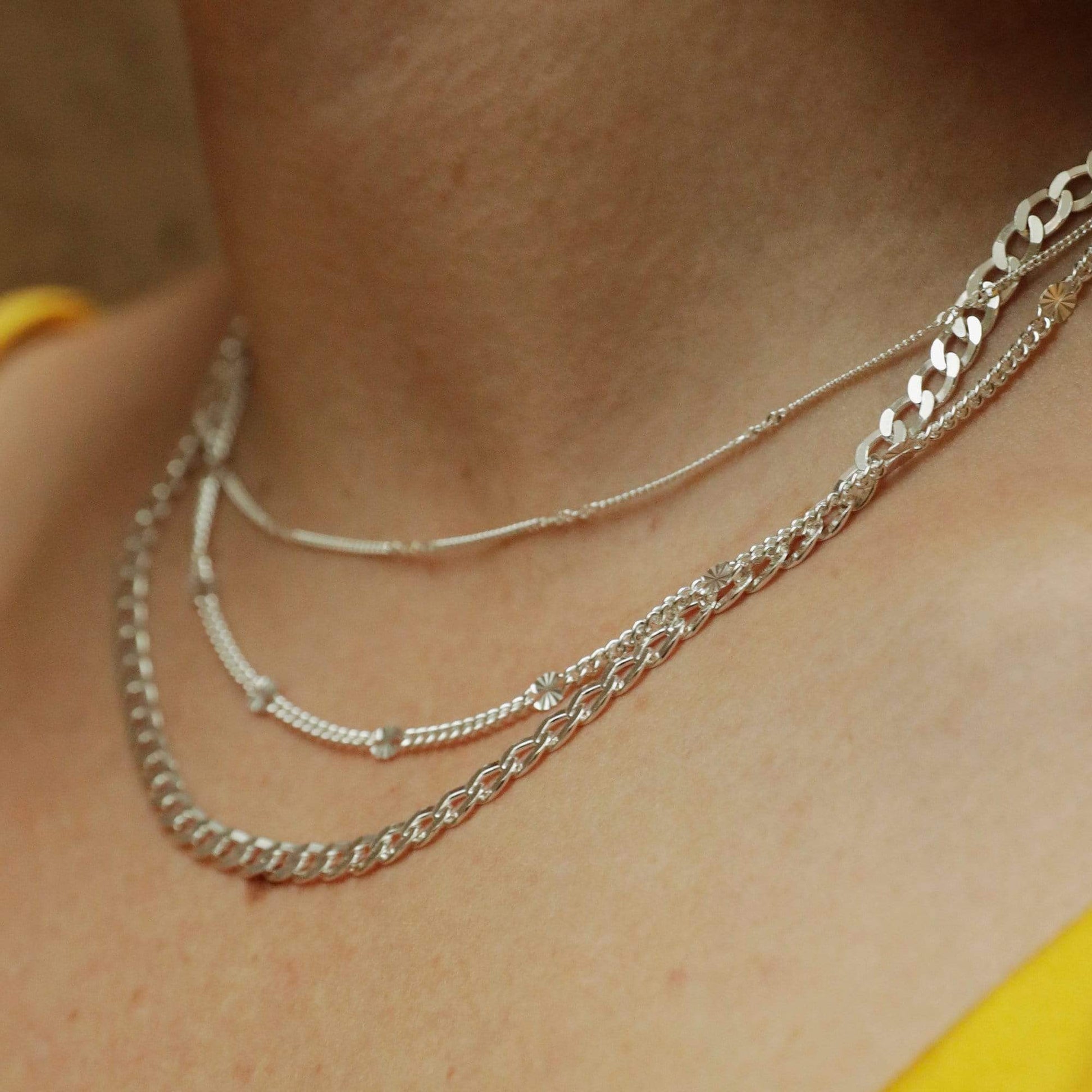 Estée Lalonde Curb Chain Necklace Sterling Silver