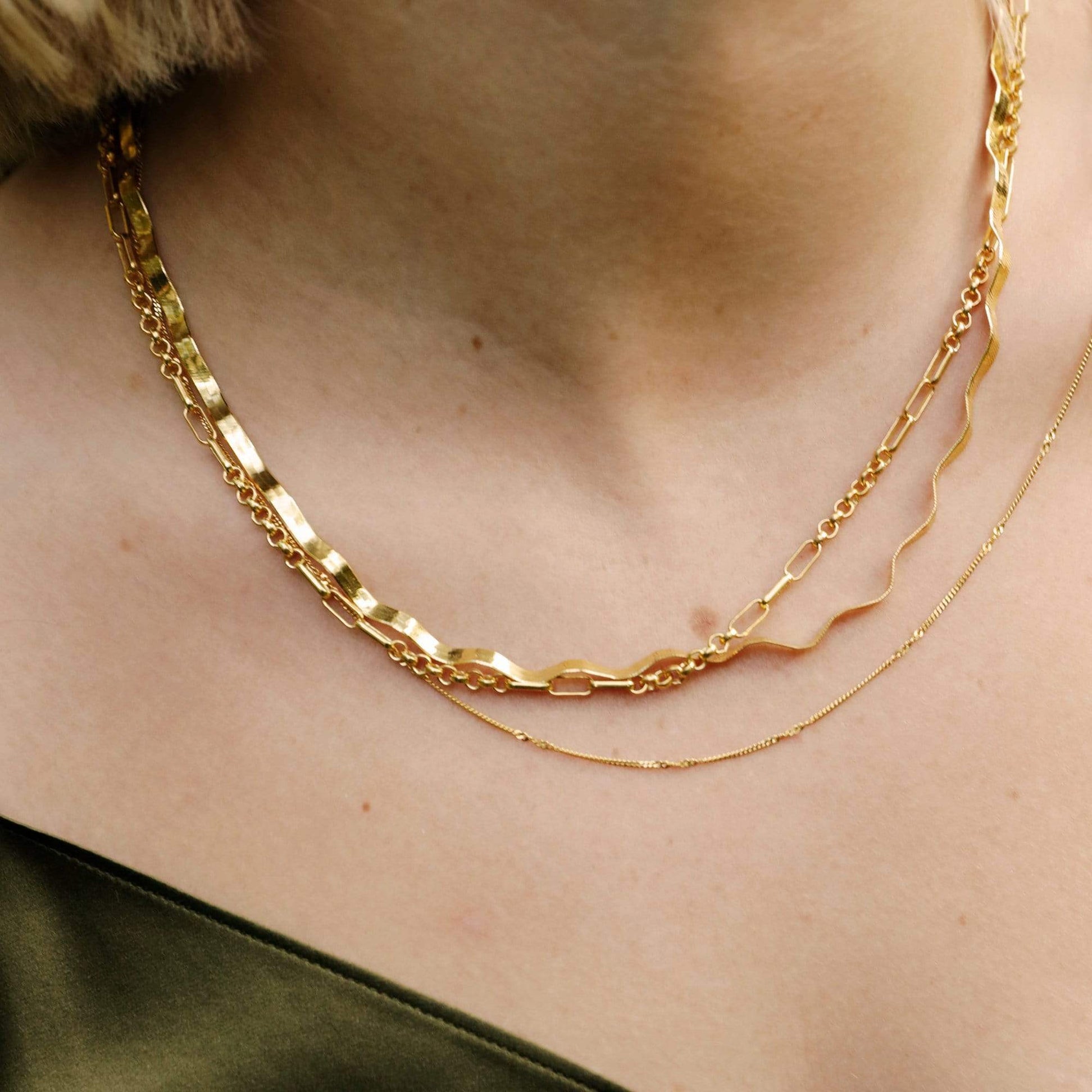 Estée Lalonde Forever Chain Necklace 18ct Gold Plate