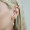 Estée Lalonde Goddess Hoop Earrings 18Ct Gold Plate