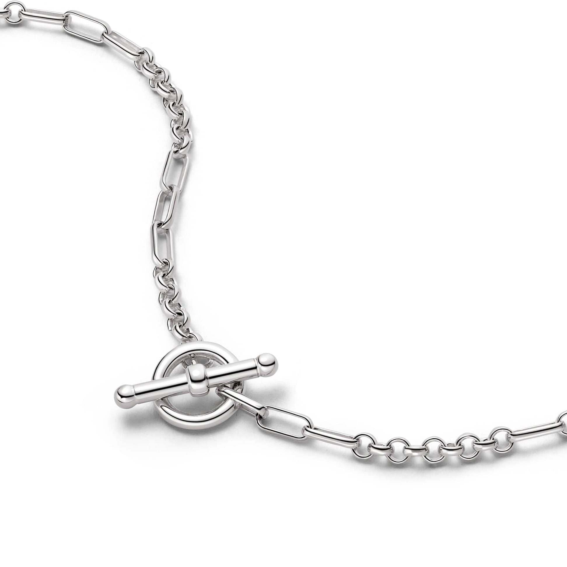 Estée Lalonde Interlock Chain Necklace Sterling Silver