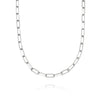 Estée Lalonde Large Open Box Chain Necklace Sterling Silver