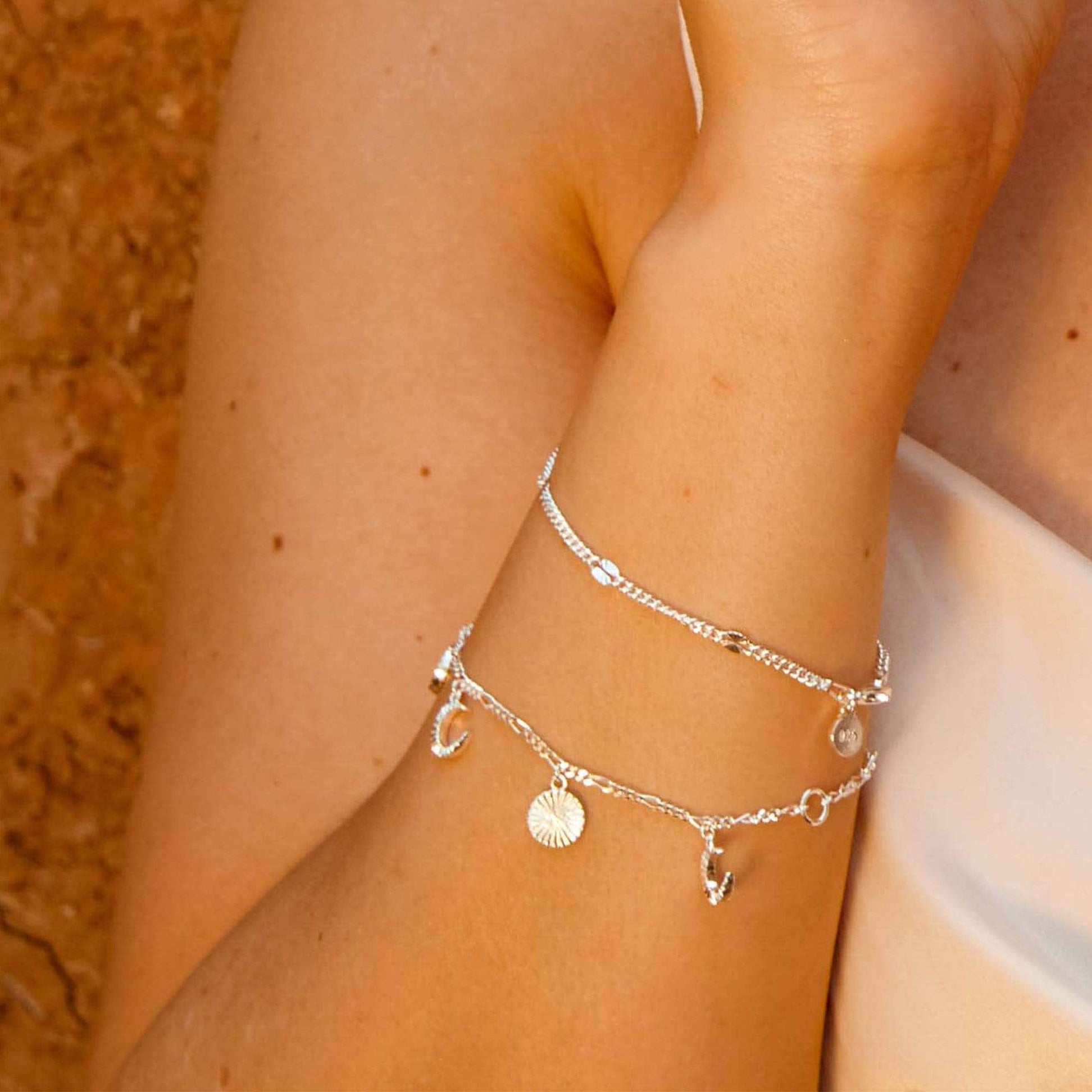 Estée Lalonde Luna Charm Bracelet Sterling Silver