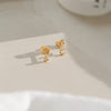 Estée Lalonde Luna Stud Earrings 18ct Gold Plate